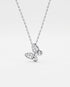 The Blingfly Minimal Necklace -  Silver Necklace by BLINGLANE