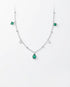 The Silken Edge Minimal Necklace -  Silver Necklace by BLINGLANE