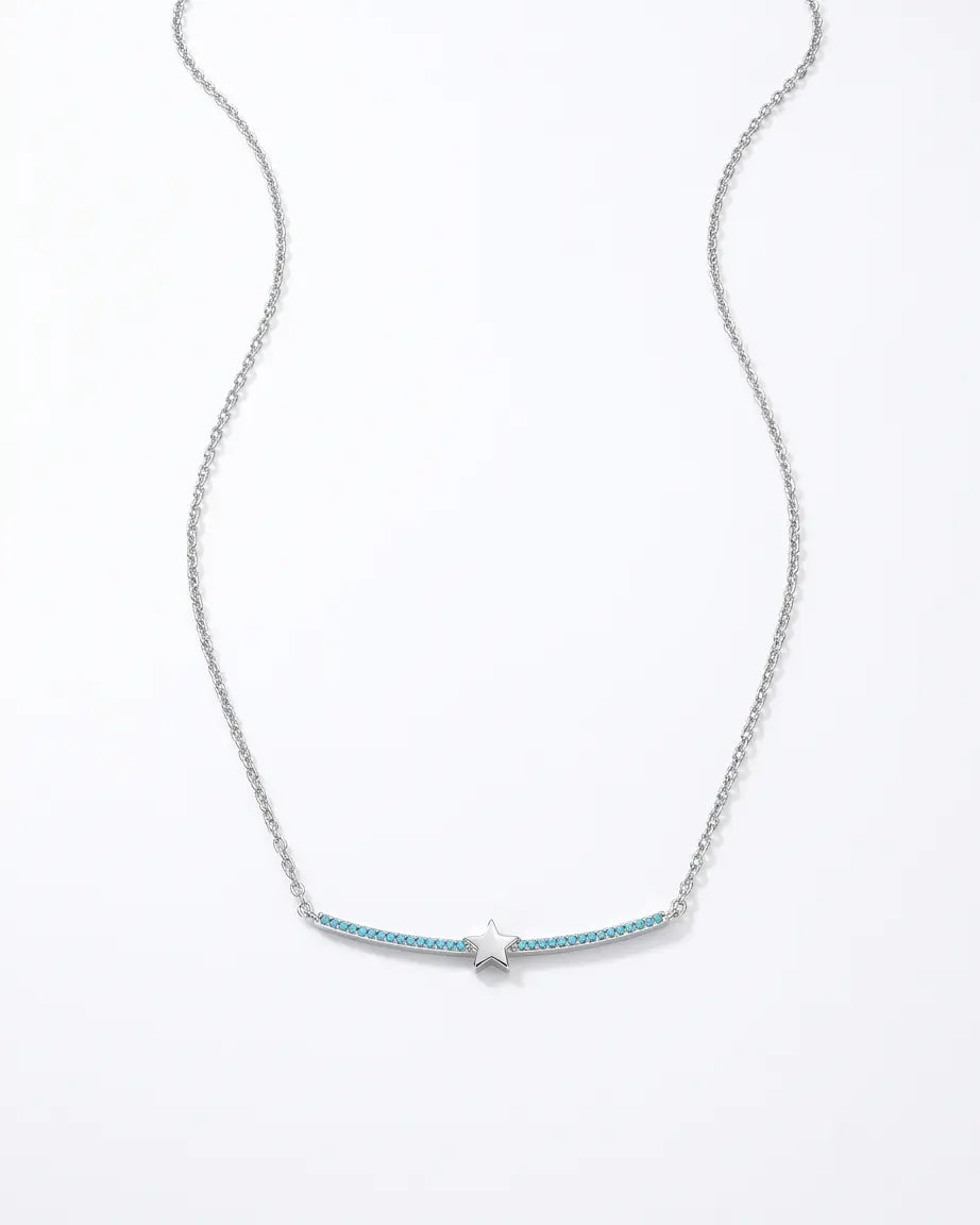 The Sweet Star Bling Necklace -  Silver Necklace by BLINGLANE