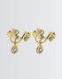 Tiny Twinkle Ear Cuffs -  Silver Earrings by BLINGLANE