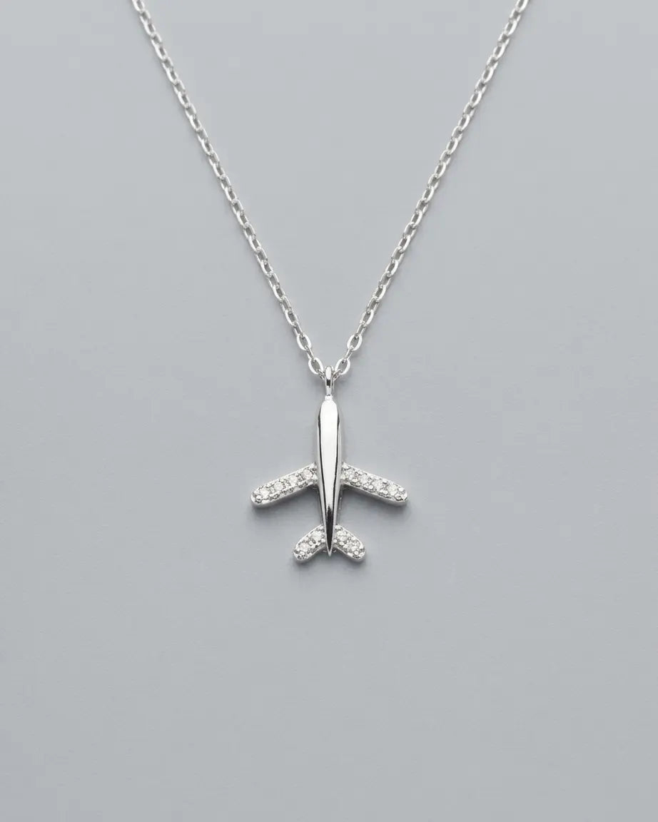 Wanderlust Minimal Necklace -  Silver Necklace by BLINGLANE