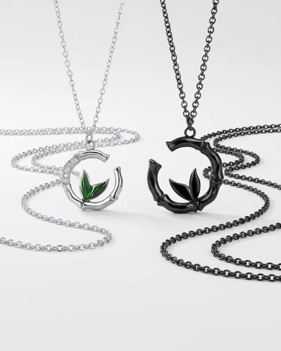 Wildly Yours Forever Couple Necklace -  Silver Necklace by BLINGLANE