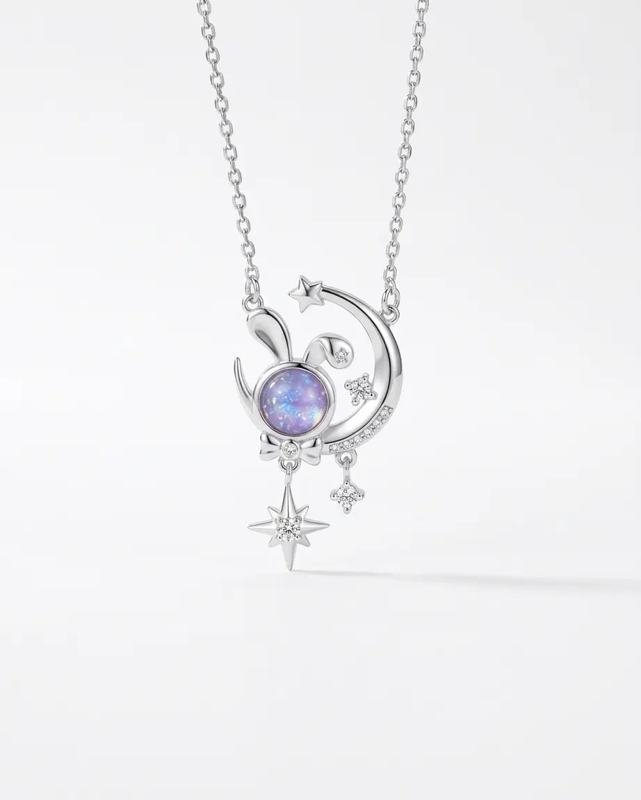 You Make My Heart Hop Necklace -  Silver Necklace by BLINGLANE