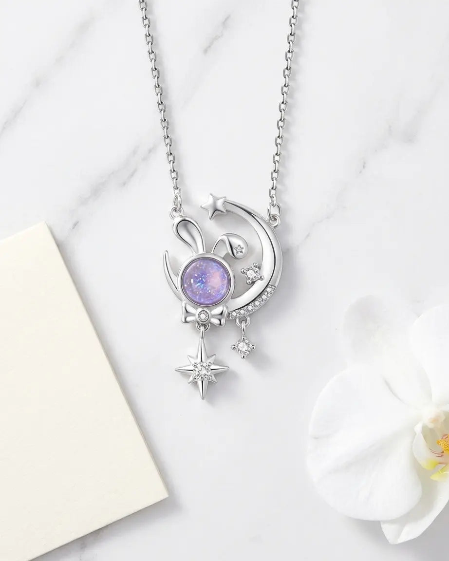 You Make My Heart Hop Necklace -  Silver Necklace by BLINGLANE