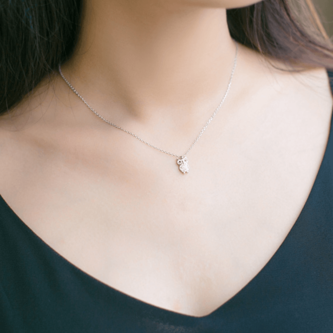 Little Owl Minimal Necklace - Blinglane