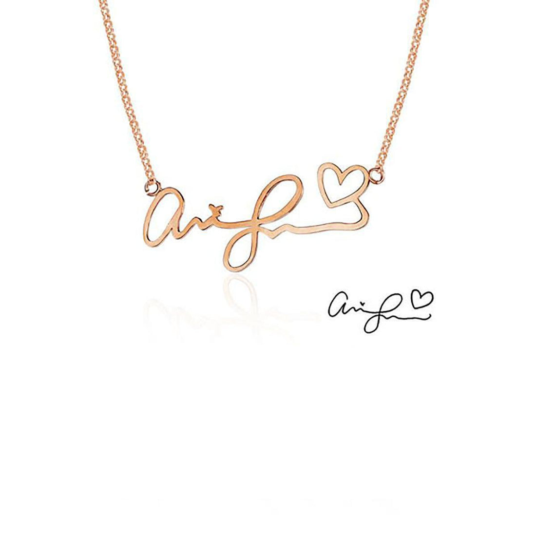 Personalize Your Handwritten Signature Necklace - Blinglane