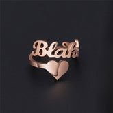 Personalize Your LGBTQ Name & Symbol Ring - Blinglane