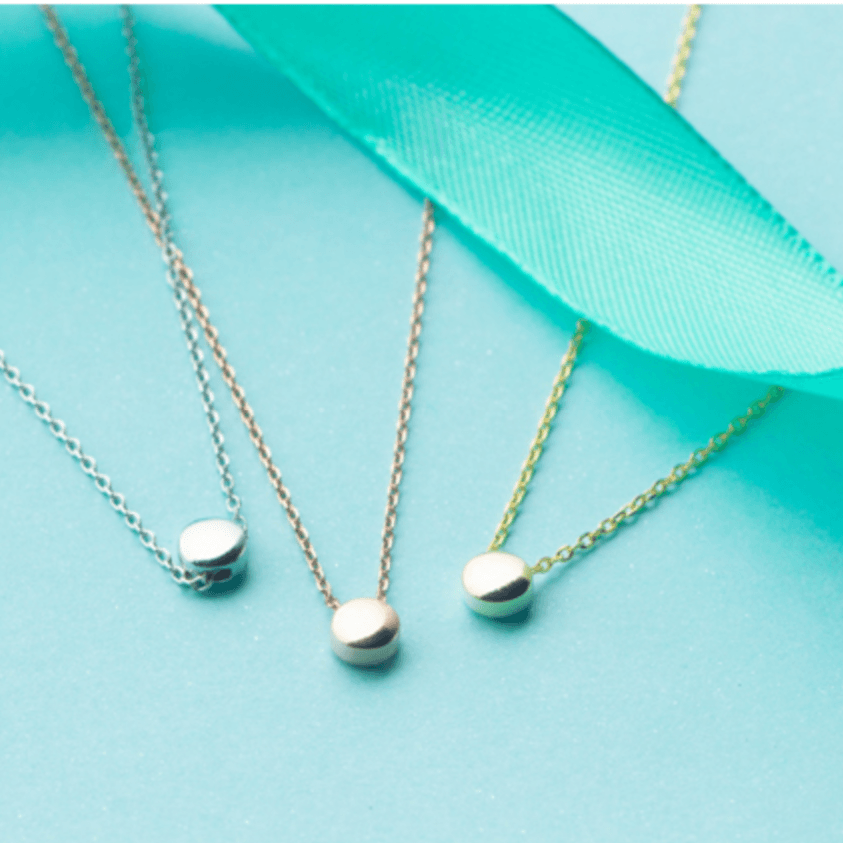 Polished Curve Minimal Necklace - Blinglane