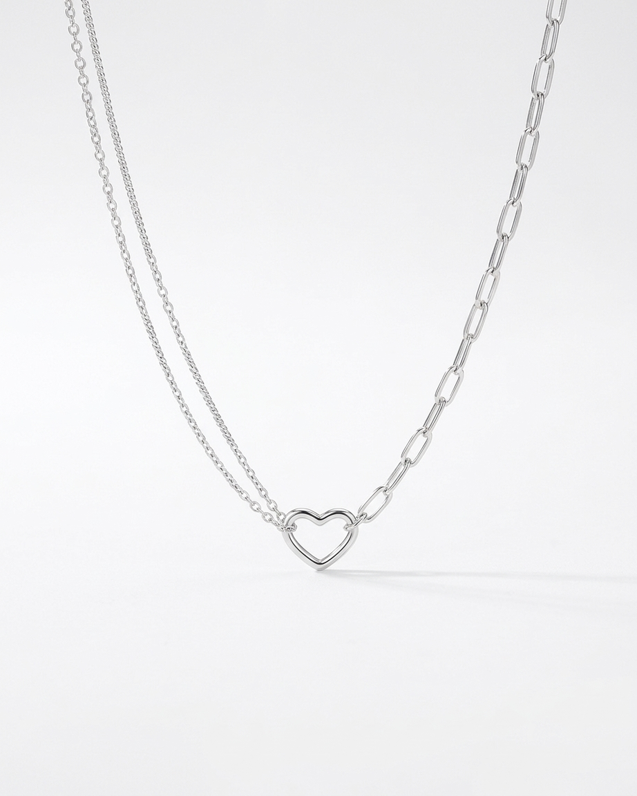 Charmed by Your Heart Necklace