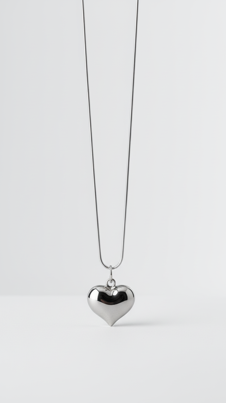 Too Bold To Break Heart Necklace