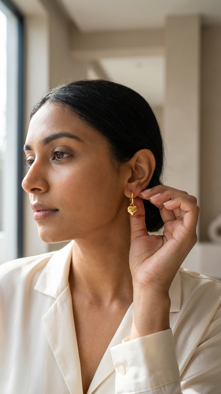 Too Bold To Break Heart Earrings
