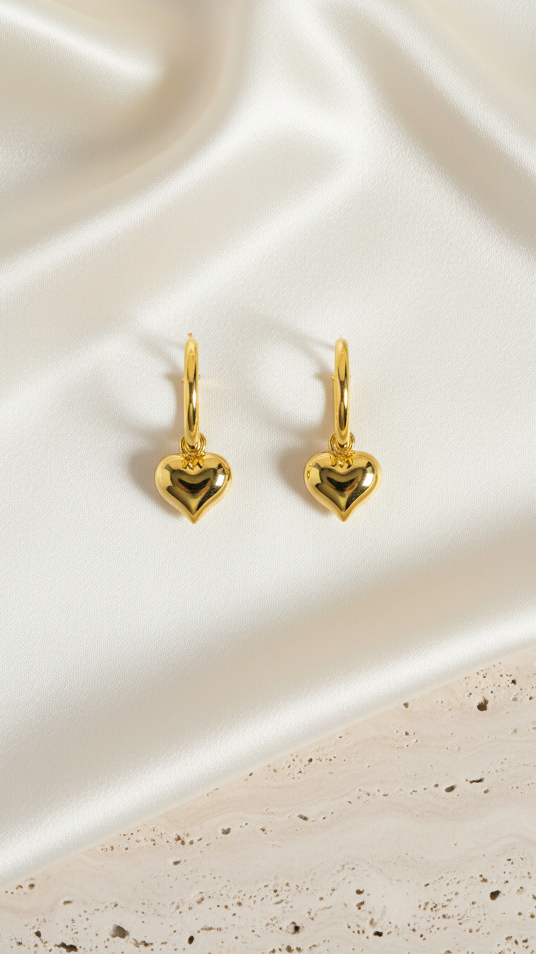 Too Bold To Break Heart Earrings