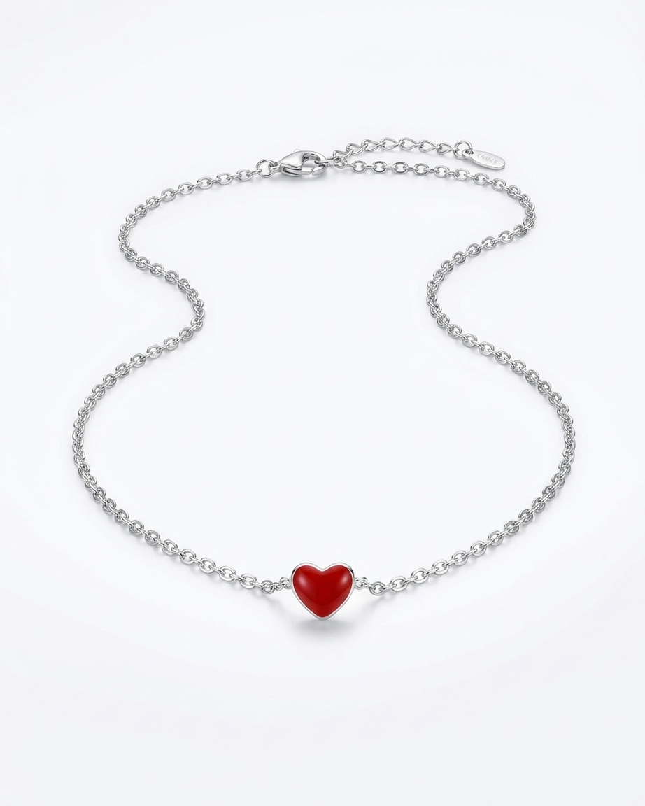 Mi pequeño collar minimalista de corazón