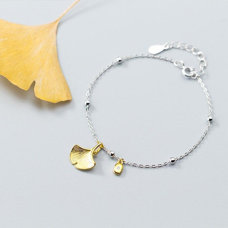 Promising Gold Leaf Bracelet - Blinglane